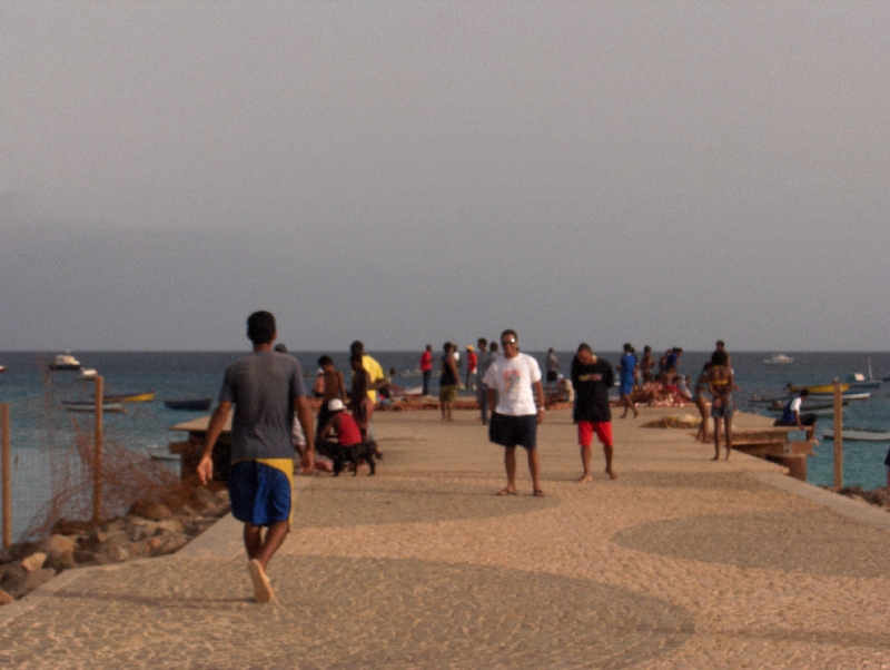 The beach, Santa Maria Cape Verde