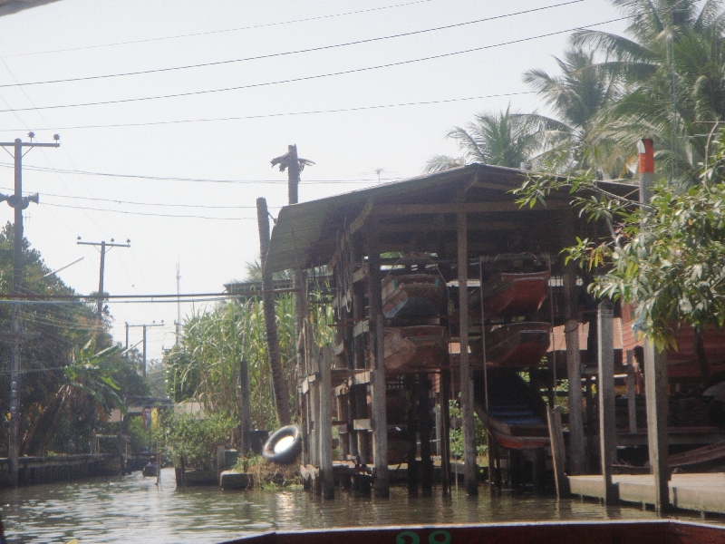 Photo The Floating Market at Damnoen Saduak departed