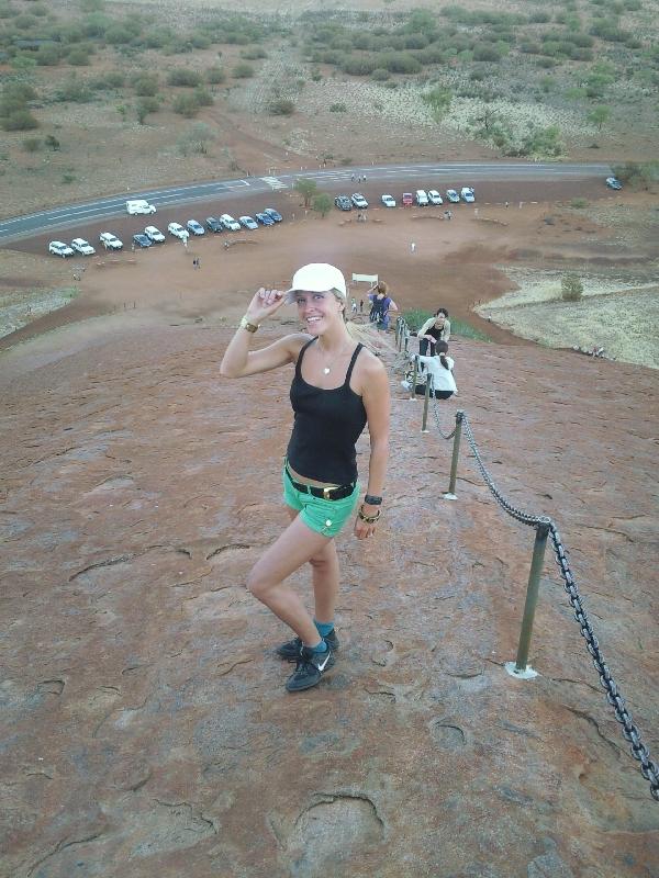 Climbing Ayers Rock, Ayers Rock Australia