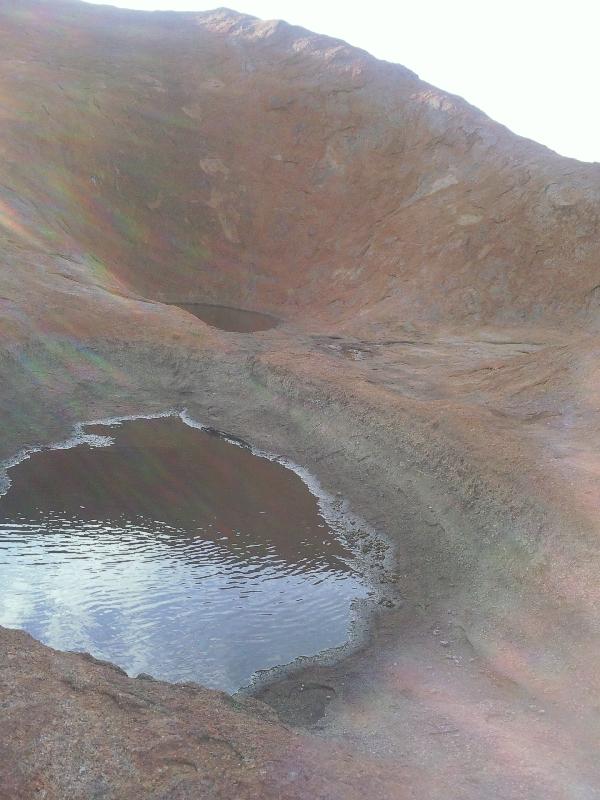 Water Pools on Uluru, Ayers Rock Australia