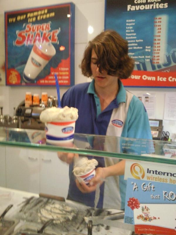 Mixing Sweets on Rundle St,  Australia