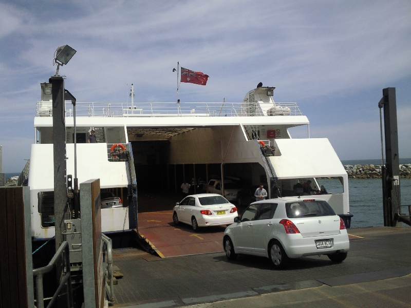 Ferry boarding , Kangaroo Island Australia