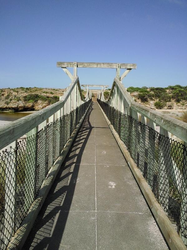 Bridge to the island, Australia