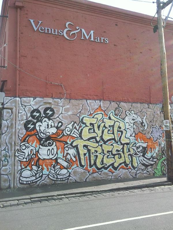 Street art in Fitzroy, Melbourne, Melbourne Australia