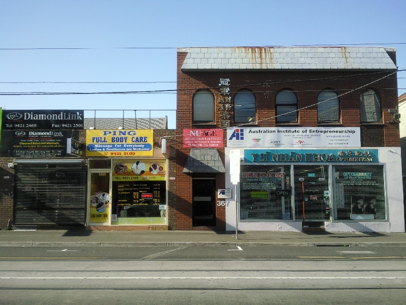 Richmond street panorama, Melbourne Australia