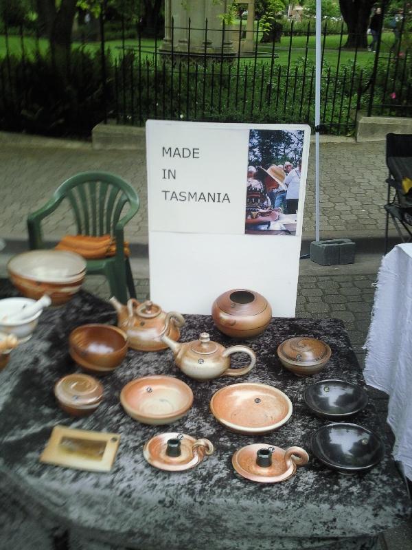 Photo The Salamanca markets in Hobart centre