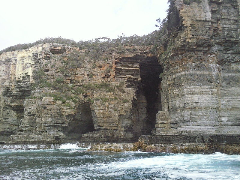 Mighty rock formations @ Tasman Island, Port Arthur Australia