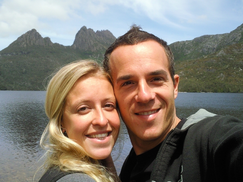 Picture at Dove Lake, Australia