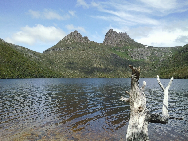 Lookout over Dove Lake, Australia