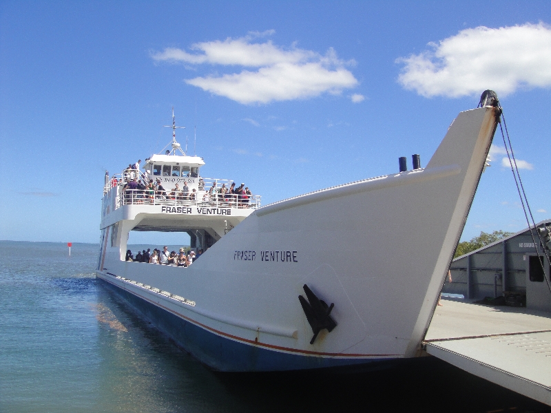 The Ferry to Fraser Island, Hervey Bay Australia