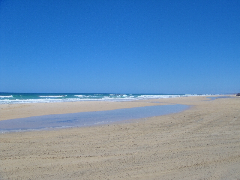 Seventy Five Mile Beach at Eurong, Hervey Bay Australia