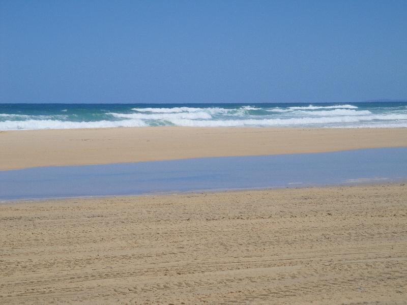 Hervey Bay Australia The beach on Fraser´s east coast