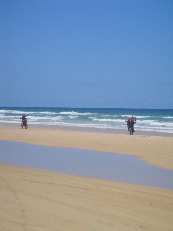 Motor cross at Fraser Island, Hervey Bay Australia