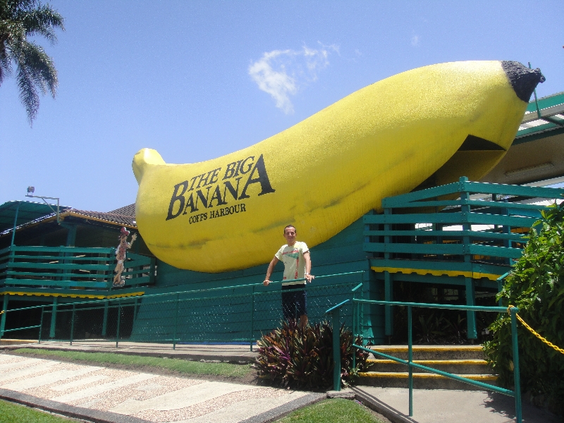 The Big Banana Symbol of Coffs, Coffs Harbour Australia