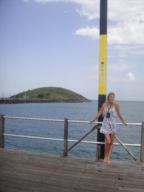 The jetty and the Muttonbird island, Coffs Harbour Australia