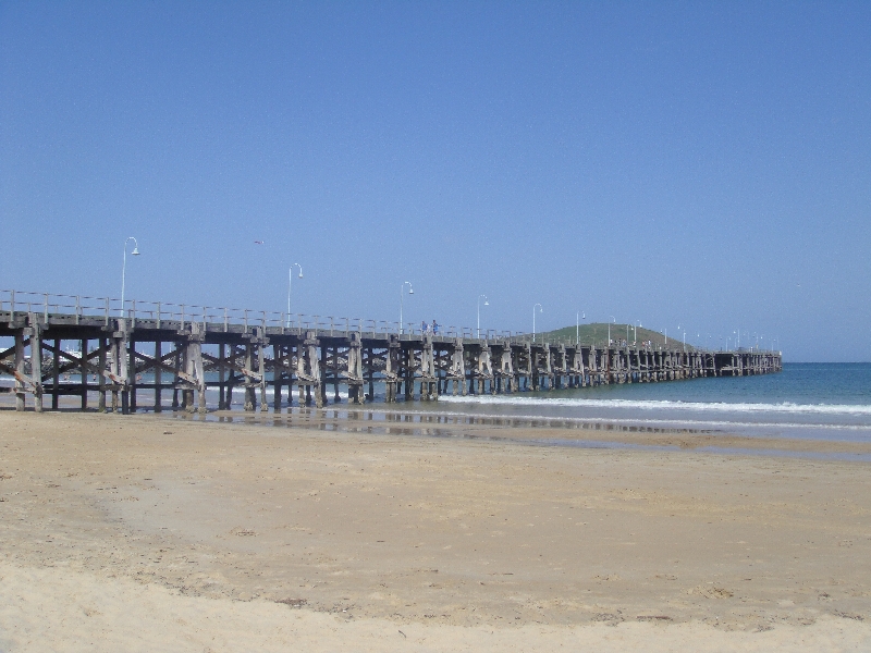 On the beach in Coffs Harbour, Australia