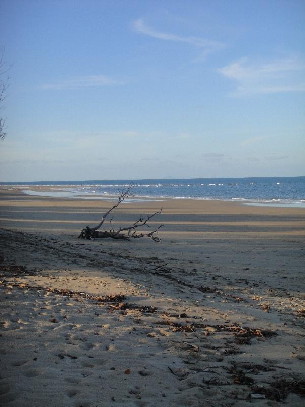 Deserted Blacks Beach in Mackay, Australia