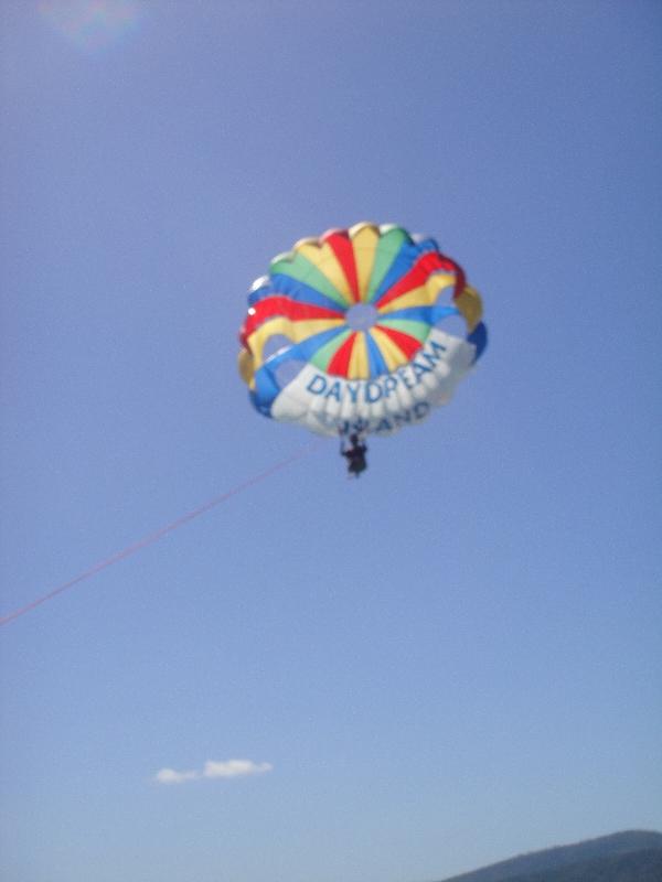 Pictures of parasailing trip, Airlie Beach Australia