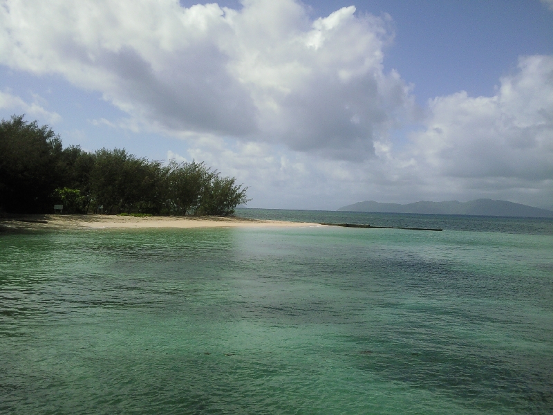 Arriving by ferry to Green Island, Cairns Australia