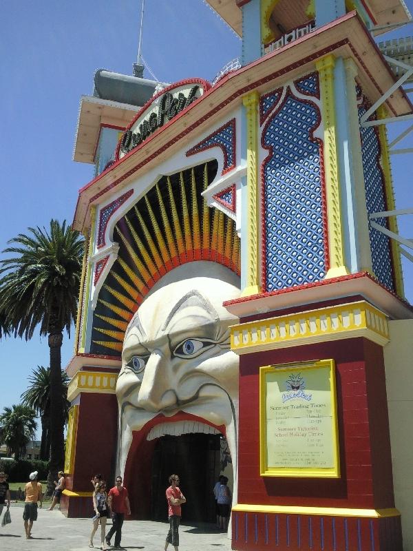 The St Kilda Luna Park in Melbourne, Melbourne Australia