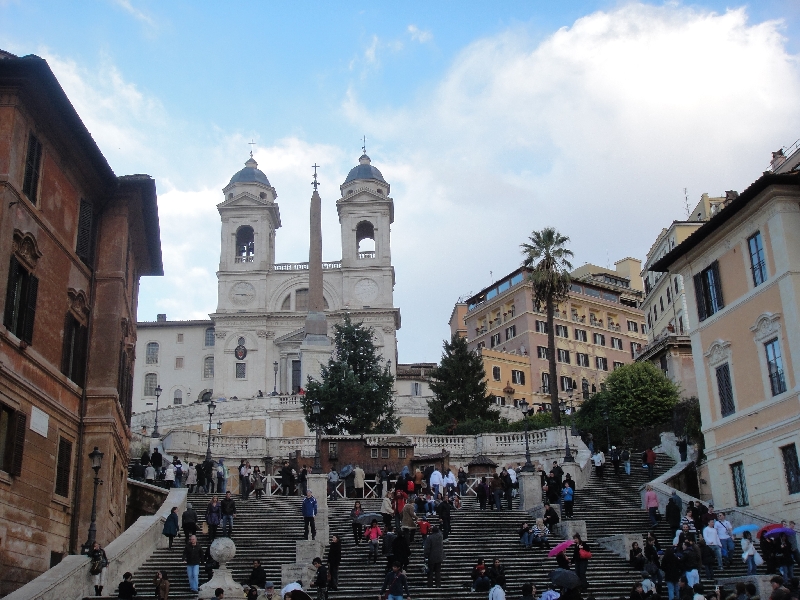 Rome Italy The church on Piazza di Spagna