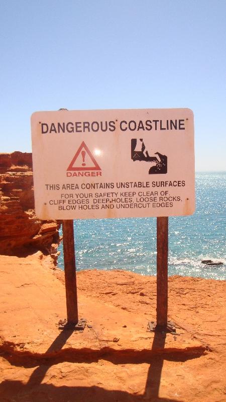 Amazing coastline in Broome, WA, Australia