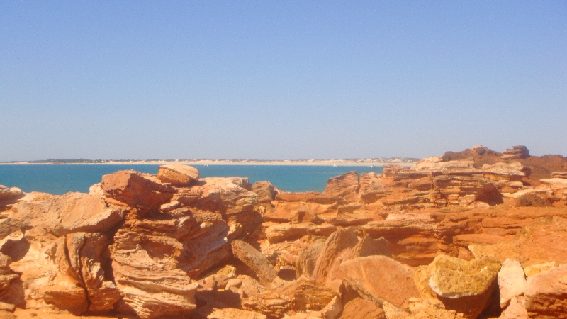 Broome Australia Coastal panorama at Broome, WA