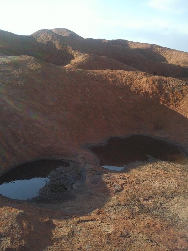 Panoramic pictures from Uluru, Ayers Rock Australia