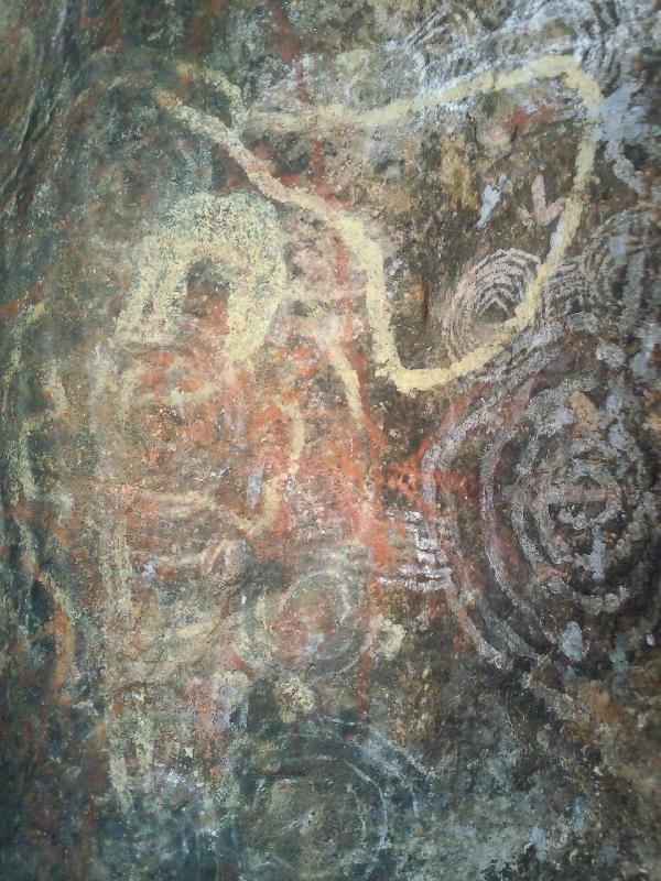 Aboriginal Rock Art at Ayers Rock, Australia