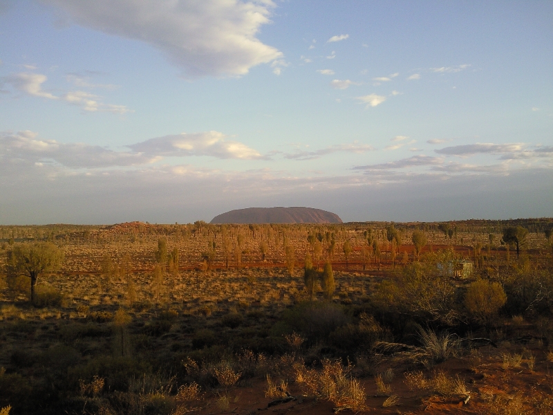Sunset over Uluru and Kata Tjuta, Ayers Rock Australia