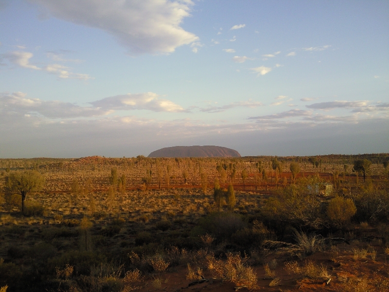 Ayers Rock Australia Sunset over Uluru and Kata Tjuta