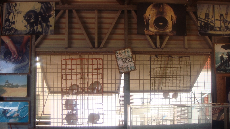 Pearling equipment in Willie Creek, Broome Australia