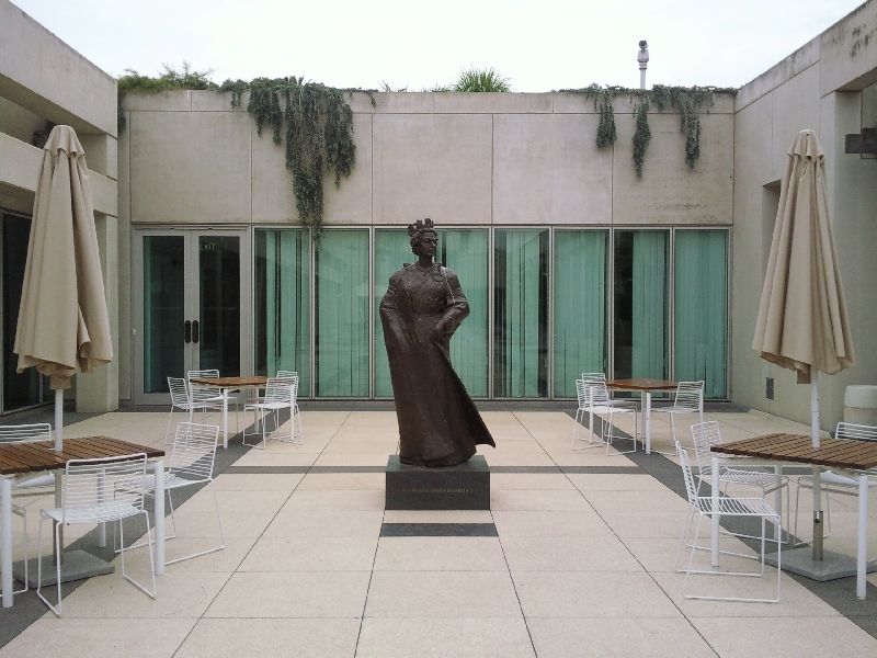 Queen Elizabeth in Canberra, Australia