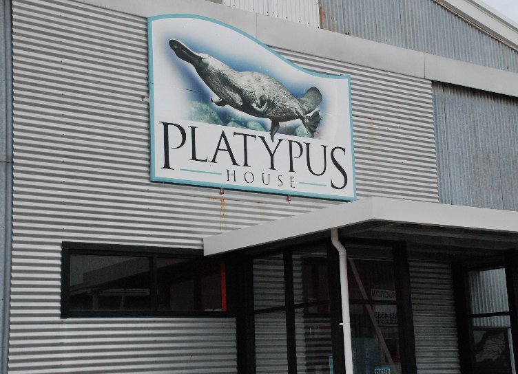 The Platypus House in Beauty Point, Australia