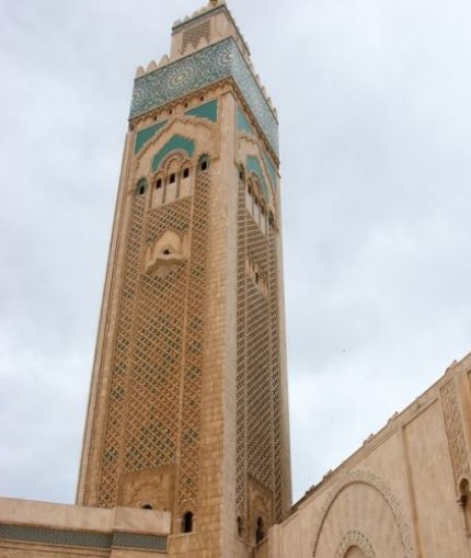 The world's tallest minaret in Casablanca, Morocco