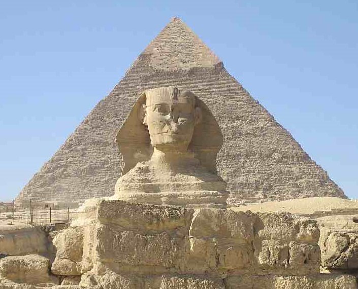 The Sphinx of Giza near Cairo, Egypt