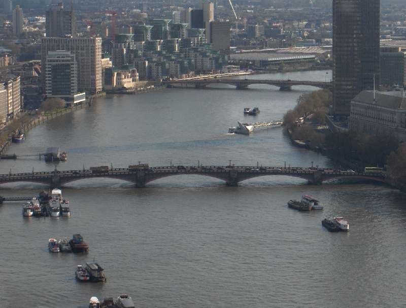 Panorama from the London Eye, London United Kingdom