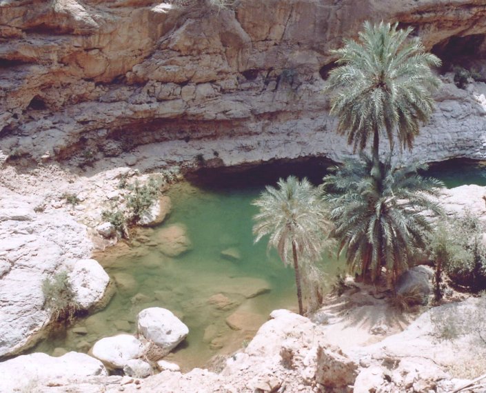 Amazing Gorge at Wadi Tiwi, Oman, Muscat Oman