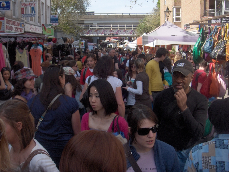 Portobello Markets in London, United Kingdom