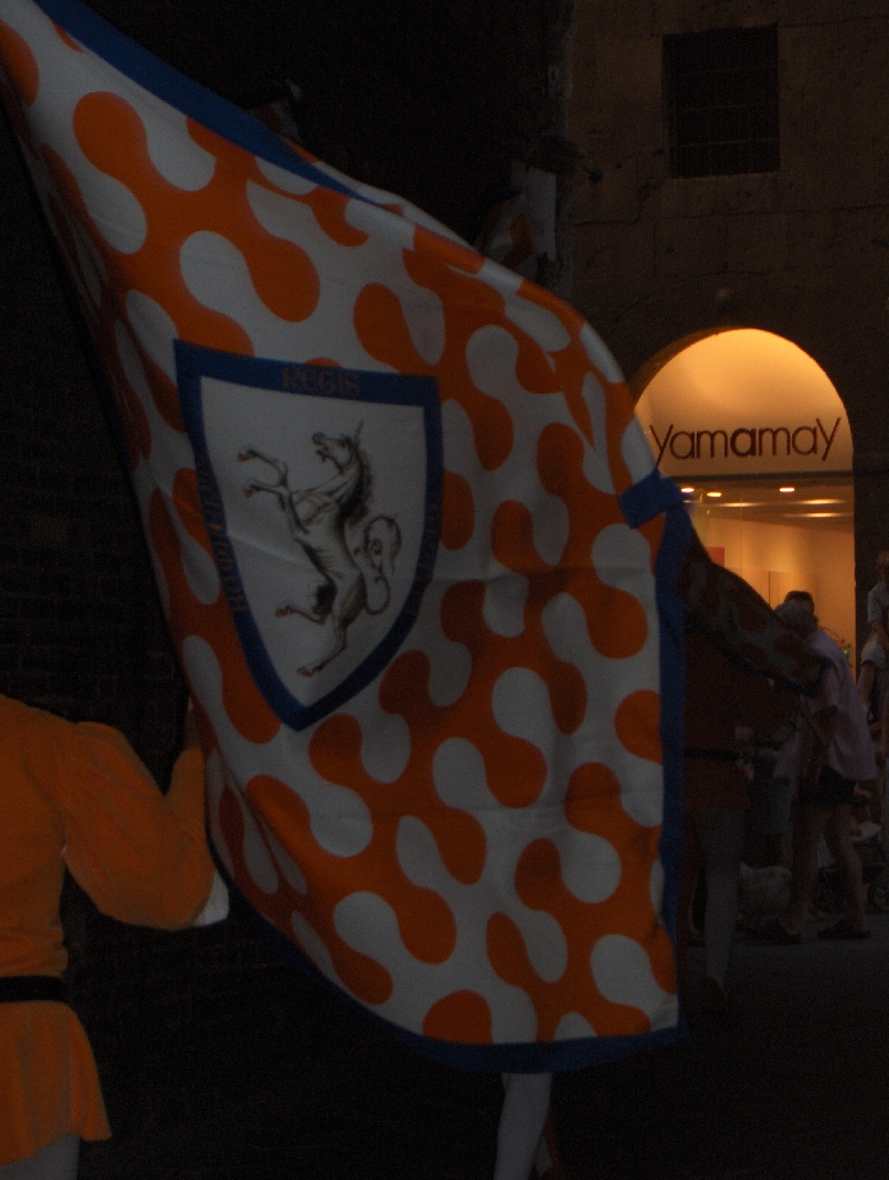 The Palio Horse Race in Siena, Italy