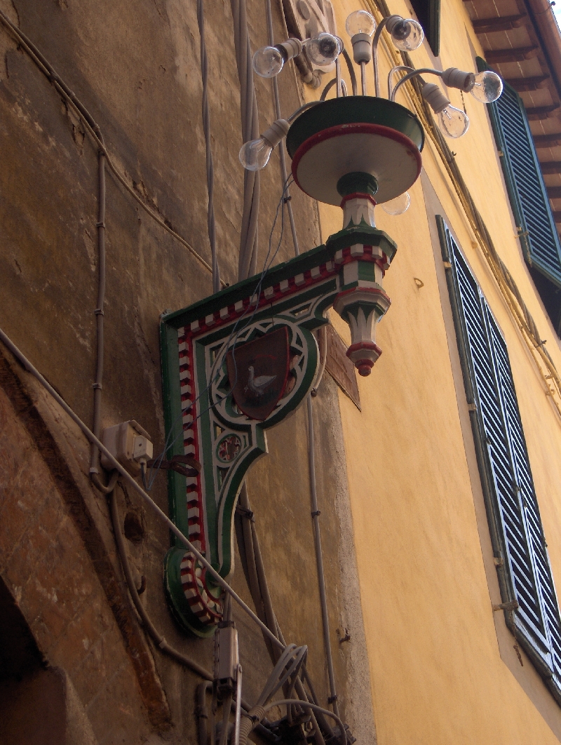 The street view in Siena, Siena Italy