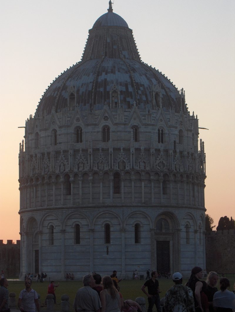 The Baptistry of Pisa, Italy, Pisa Italy