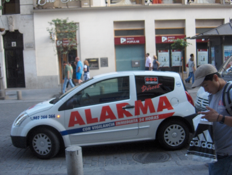 Streets in Madrid, Spain