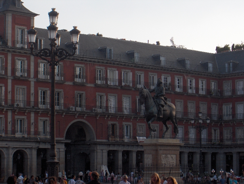 Plaza Mayor in the centre of Madrid, Madrid Spain