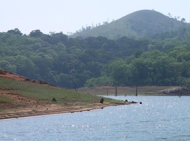 Kerala India Cruising through Periyar National Park.