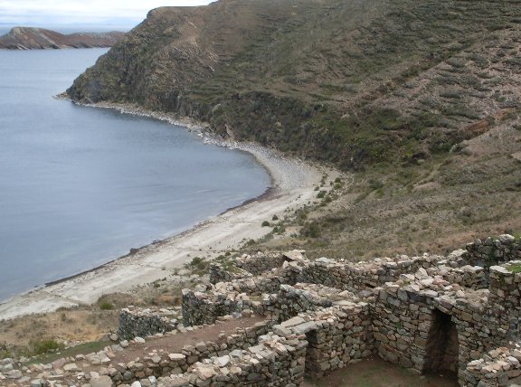 Puno Peru View from Isla del Sol