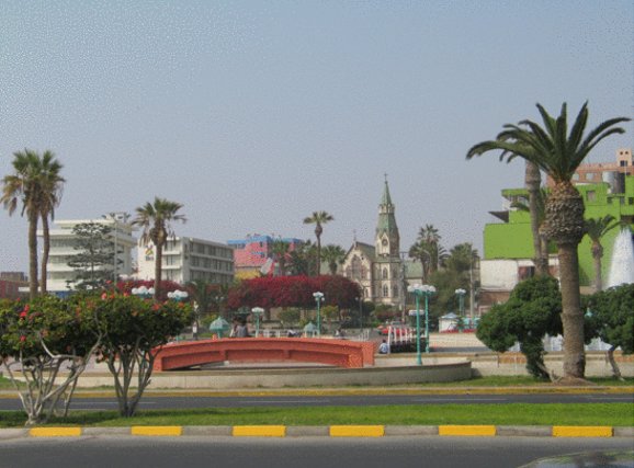 Plaza de las Armas in Arica, Chile