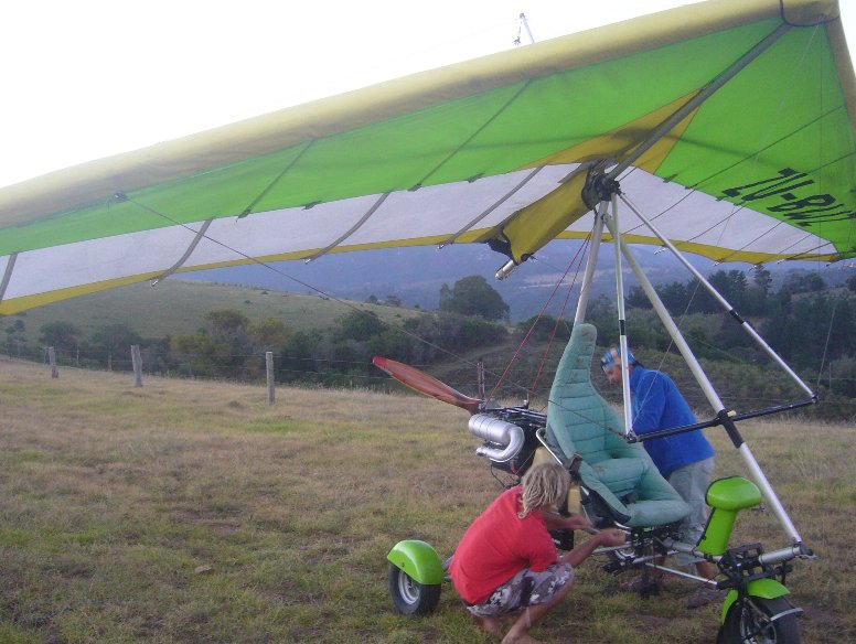 Paraliding in Wilderness, South Africa