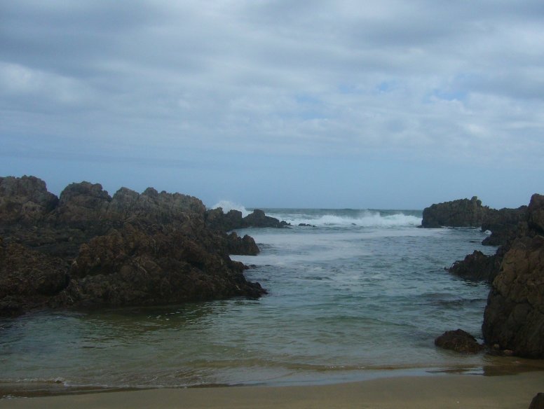 Coastal cliffs of Buffalo Bay, Cape Town South Africa