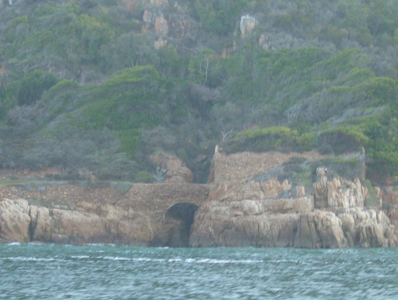 Looking out over the water in Lions Head, Knysna South Africa